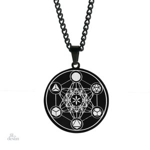 Amulette cube de Métatron, symbole de protection