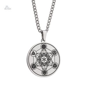 Amulette spirituelle en forme de cube moderne