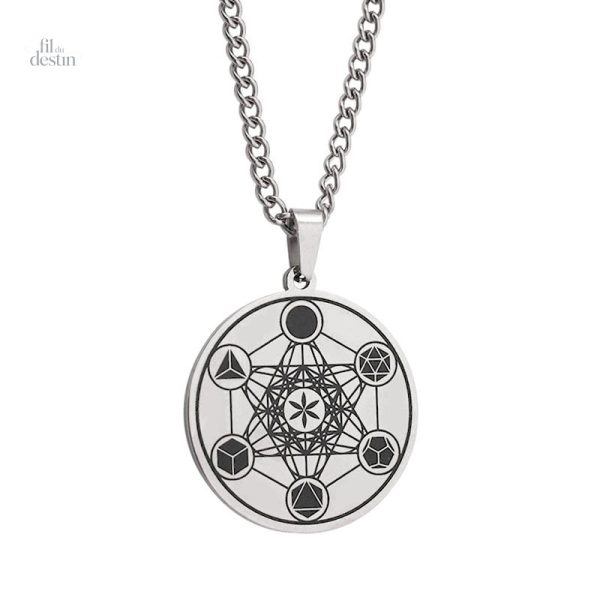 Amulette spirituelle en forme de cube moderne