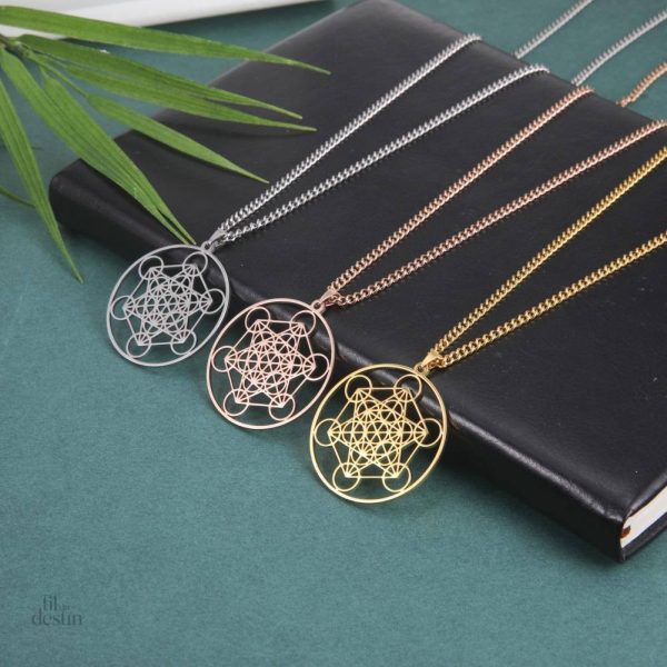 Cube sacré de Métatron, amulette porte-bonheur