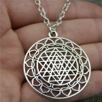 Accessoire spirituel shri yantra, amulette bénéfique unique