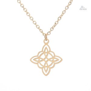 Amulette symbole de la triple déesse, porte-bonheur spirituel