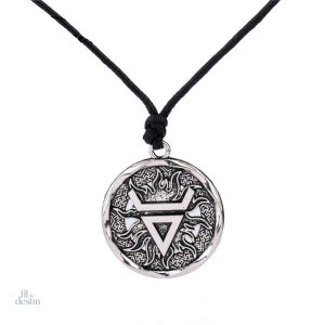 Symbole de Vélès sur amulette de protection