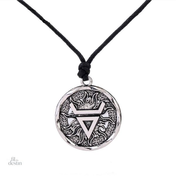 Symbole de Vélès sur amulette de protection