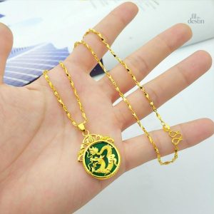 Amulette protectrice en forme de dragon, artisanat vietnamien