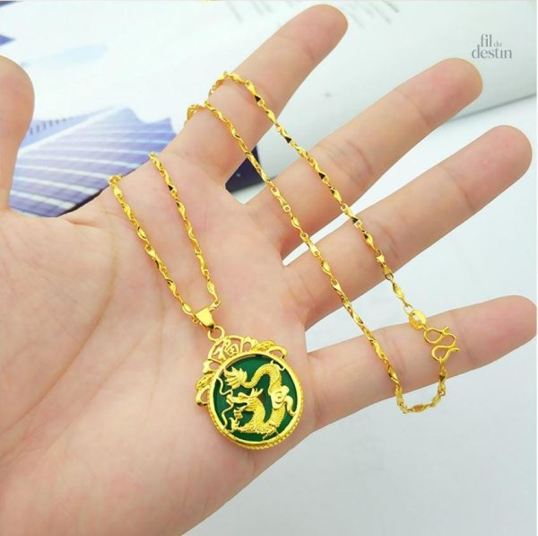Amulette protectrice en forme de dragon, artisanat vietnamien
