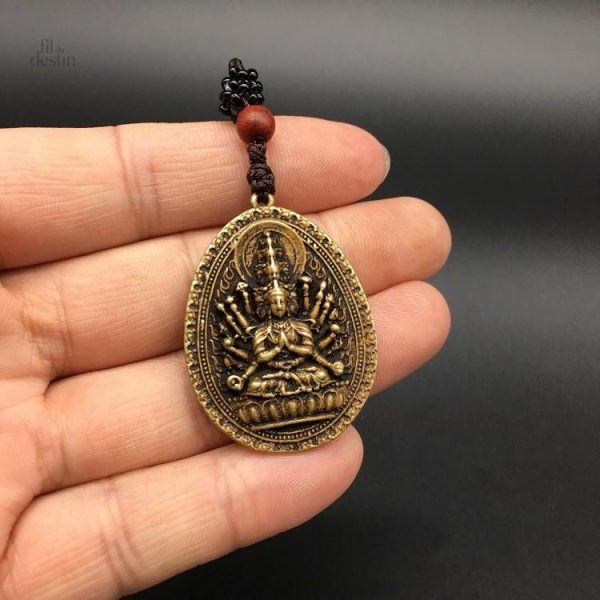 Amulette de chance : bodhisattva Guan Yin