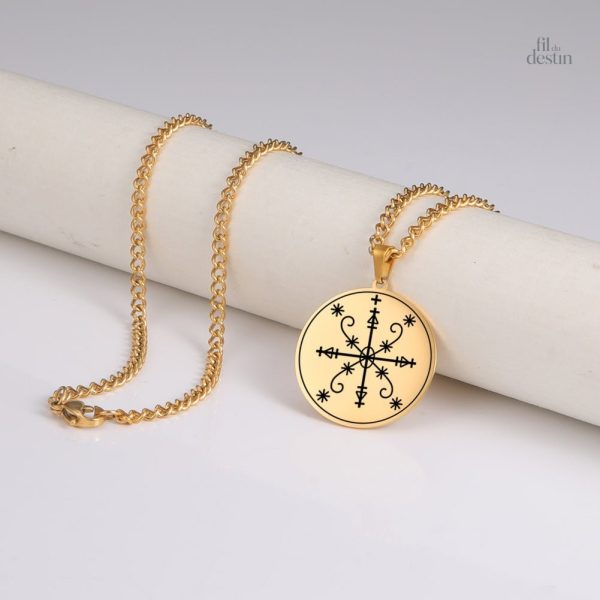 Amulette de chance Met Kalfou, favorise l'énergie positive