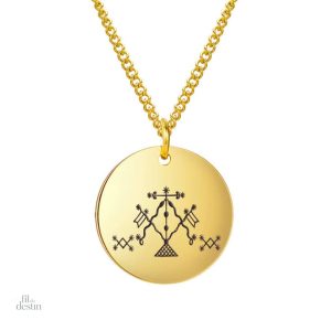 Amulette de Damballah, symbole de protection et de chance