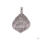 Amulette porte-bonheur Phra Somdej en résine traditionnelle