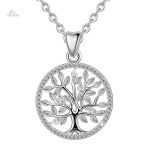 Amulette de sorbier en argent pour attirer la chance