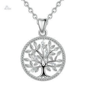 Amulette de sorbier en argent pour attirer la chance