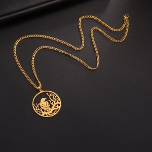 Symbole nordique hrafnsmerki en amulette