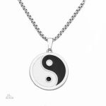 Amulette taijitu pour attirer la chance et l'harmonie