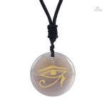 Amulette peintes en howlite de l'Oudjat