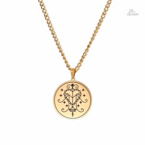 Amulette d'Erzulie Dantor porte-bonheur en design unique