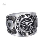 Bague œil d'Horus, symbole de protection et de chance