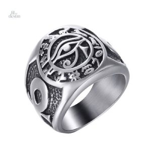 Bague porte-bonheur inspirée de l'œil d'Horus