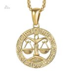 Amulette zodiacale Balance de la Justice, porte-bonheur unique