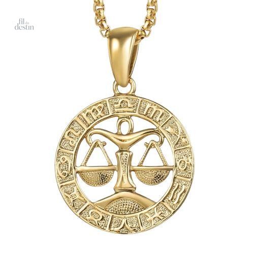 amulette-zodiacale-portant-la-balance-de-la-justice-1 Amulette zodiacale Balance de la Justice, porte-bonheur unique