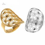 Accessoire spirituel : bague fleur de vie pour attirer la prospérité