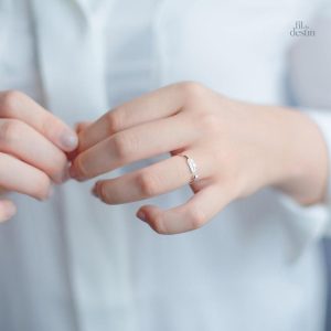 Bague simple inspirée de la nature, pour attirer la fortune