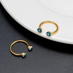 Accessoire de mode : bague avec double Nazar Boncuk
