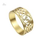 Bague porte-bonheur au triple taegeuk