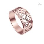 Bague au design unique du triple taegeuk
