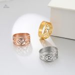 Bague porte-bonheur inspirée du taegeuk traditionnel