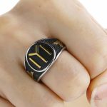 Bague tribale Kayı, un sceau de chance intemporel