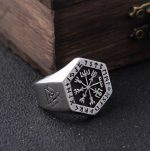 Bague mystique inspirée par le Vegvisir