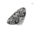 Bague maori porte-bonheur, symbole de force et de protection