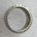Bague porte-bonheur avec aigle allemand, style historique