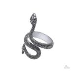Bague serpent enroulé, symbole de chance et de protection
