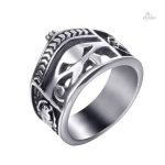 Bague gravée de l’œil d'Horus, symbole de protection