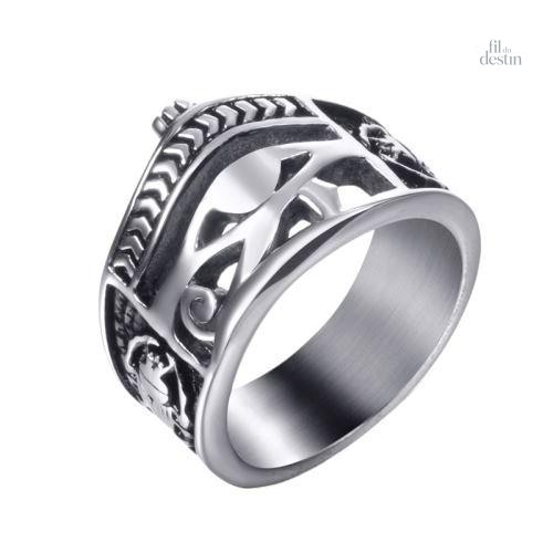bague-gravee-oeil-dhorus-1 Bague gravée de l’œil d'Horus, symbole de protection