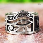 Bague œil d'Horus, accessoire porte-bonheur