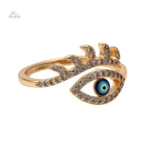 Bague Nazar en mosaïque, symbole de protection