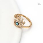 Bague style Nazar Boncuk, design coloré et unique