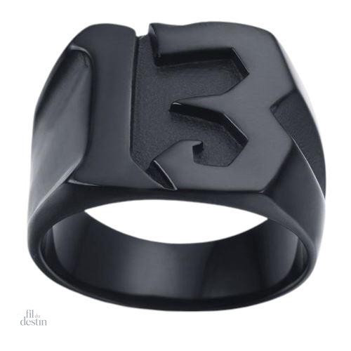 bague-nombre-13-1 Bague porte-bonheur nombre 13 en métal précieux