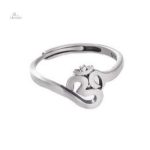 Bague symbole Om, porte-bonheur en métal