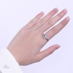 Bague simple avec symbole Om, idéal pour le bien-être