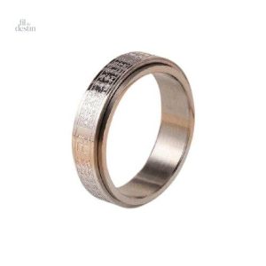 Bague porte-bonheur Swastika avec symbole de chance
