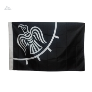 Bannière au corbeau, design hrafnsmerki
