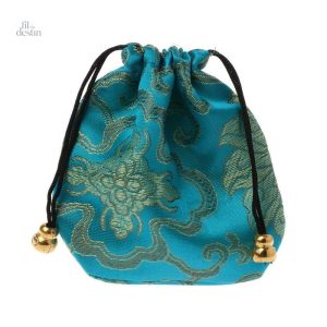 Porte-bonheur Feng Shui en soie élégante