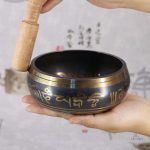 Bol chantant artisanal, favorise harmonie et sérénité