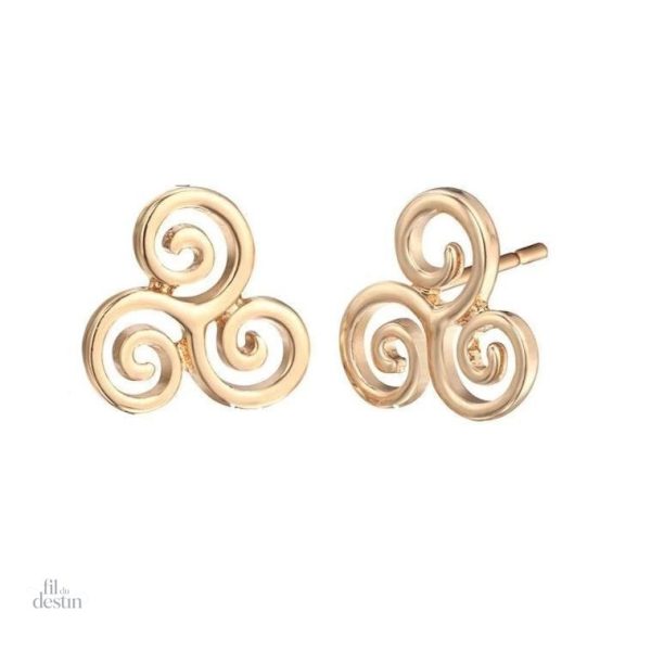 Triskel breton : boucles d'oreille inspirées de la culture bretonne