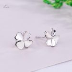 Boucles d'oreille trèfle porte-bonheur