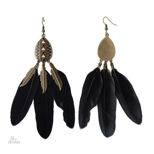 Créoles en plumes, design artisanal unique